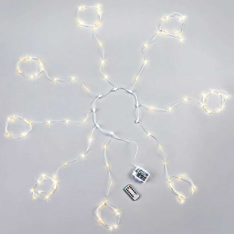 104 LED Umbrella String Lights with Remote - Image 3