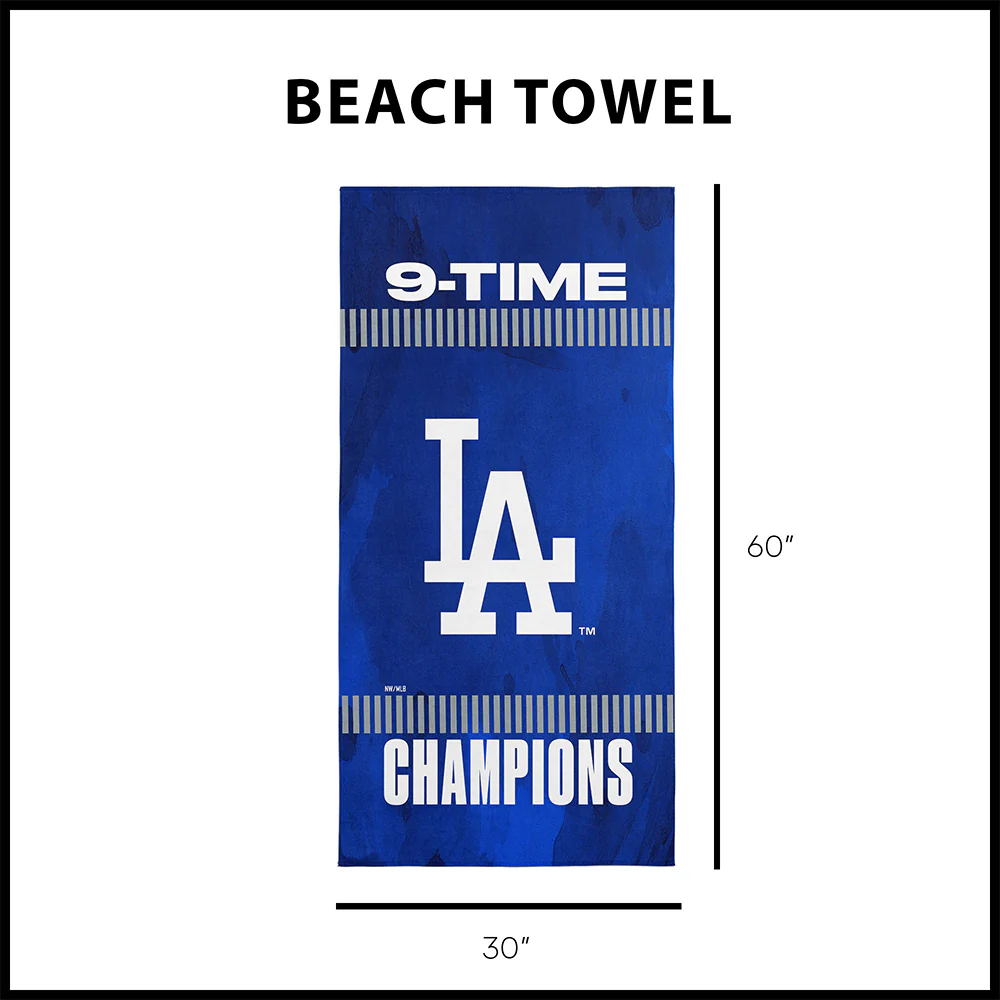 2025 MLB World Series LA Dodgers Beach Towel - Image 4