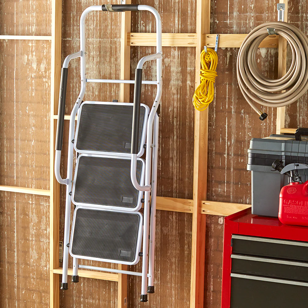 3 or 4 Step Folding Ladder with Handrails or Ladder Tool Caddy - Image 5