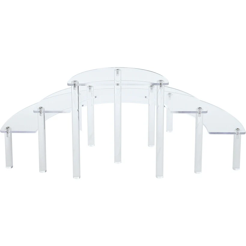 3-Tier Clear Cupcake Stand - Image 2