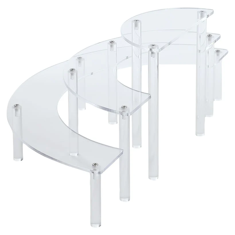3-Tier Clear Cupcake Stand - Image 3