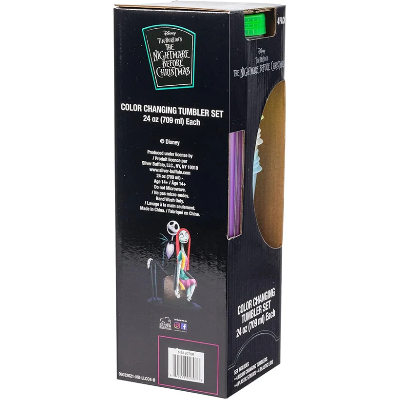 Harry Potter Nightmare Before Christmas Color-Changing Tumblers 4-Pk. - Image 5