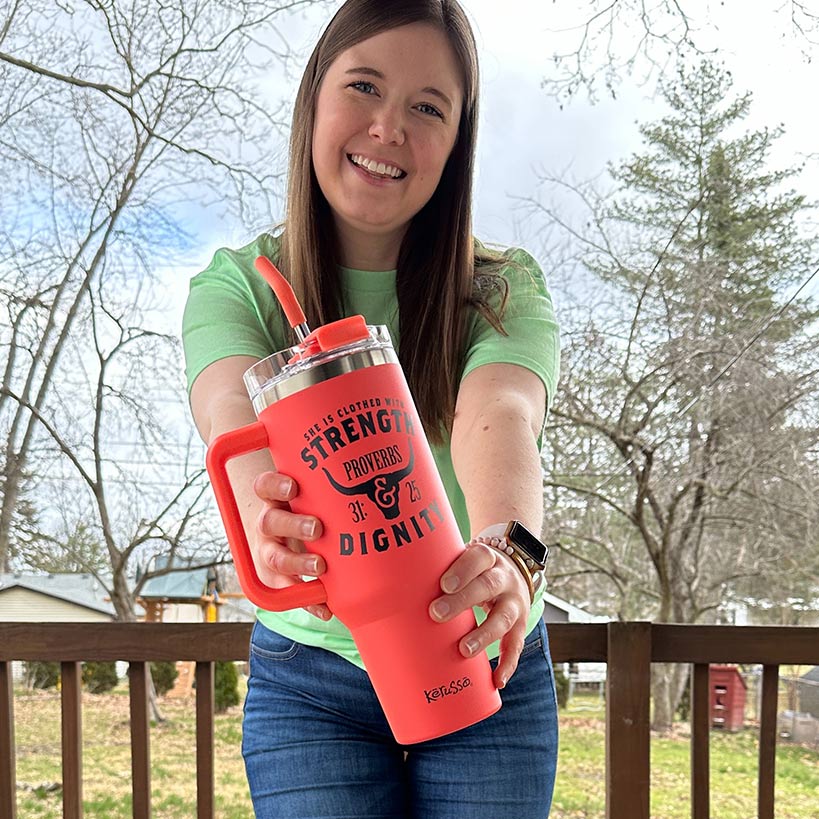 40-Oz Blessed and Refreshed Tumbler - Image 3