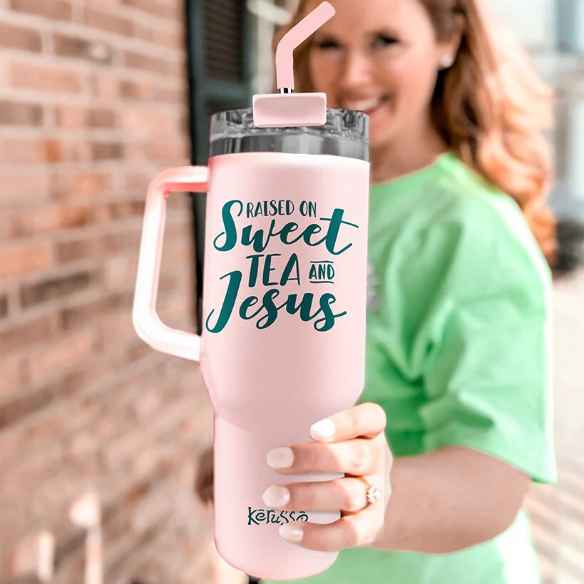 40-Oz Blessed and Refreshed Tumbler - Image 6