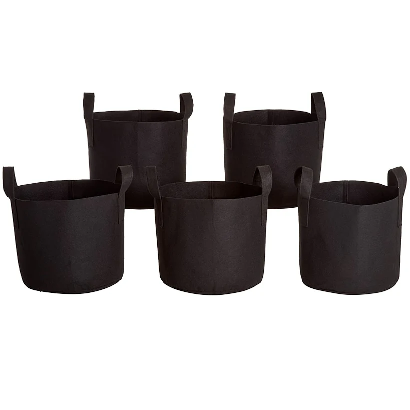 7 Gallon Grow Bags Set Of 5 With Built In Handles - Image 3