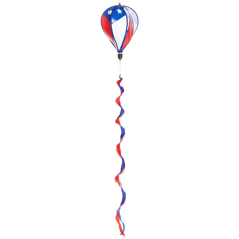 Americana Air Balloon Windsock Red, White, and Blue - Image 2