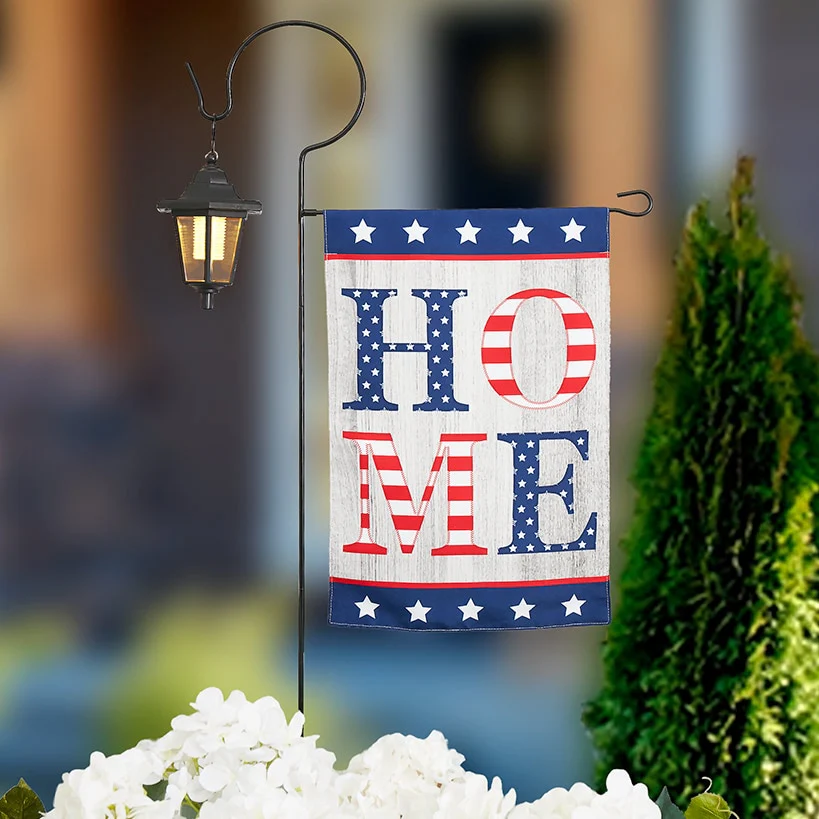 Americana Flag with Solar Lighted Flag Stake Set - Image 2