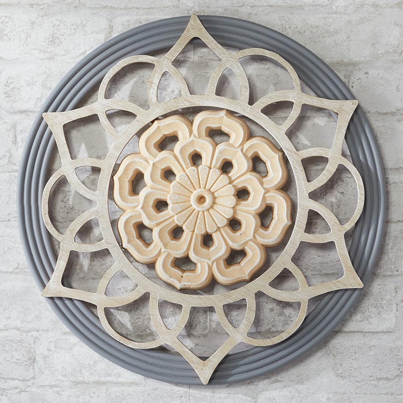 Architectural Wall Decor - Round Medallion or Wallpaper