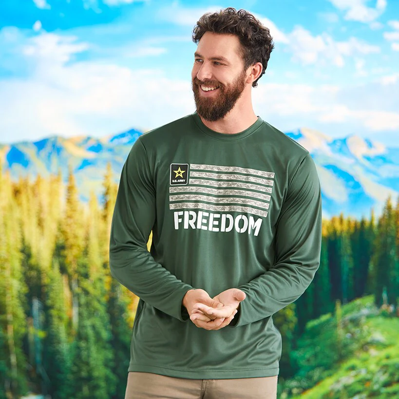 Army Performance Long Sleeve T Shirt - Image 3