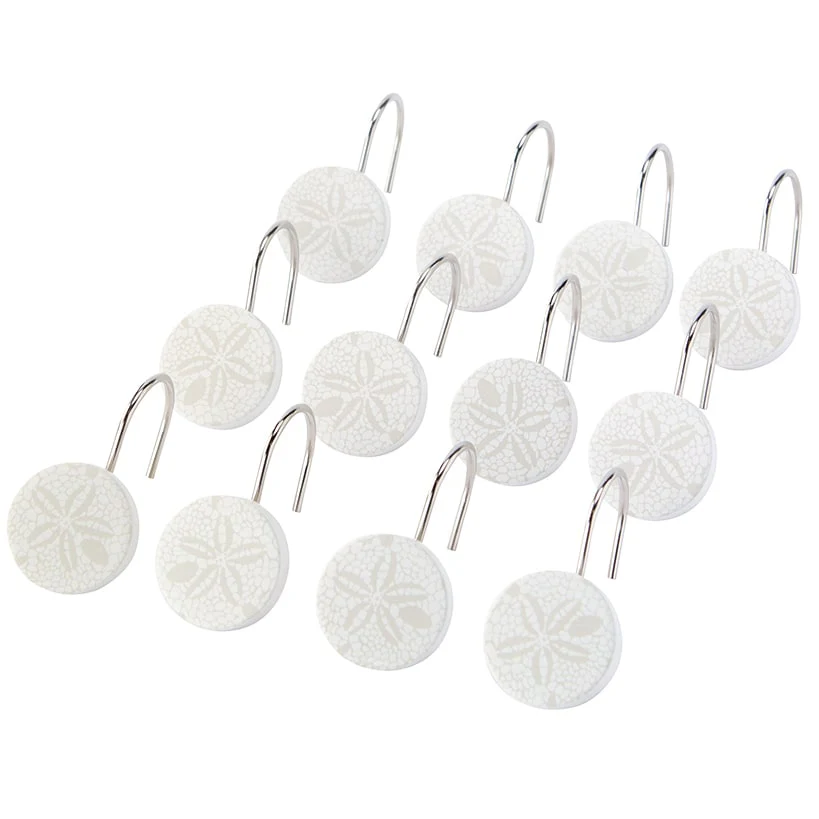 Beach Shower Hooks Set of 12