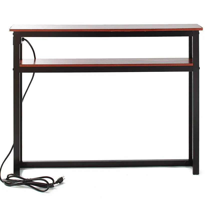 Behind-the-Sofa Long and Narrow Console Table with USB Port and Outlet - Image 6