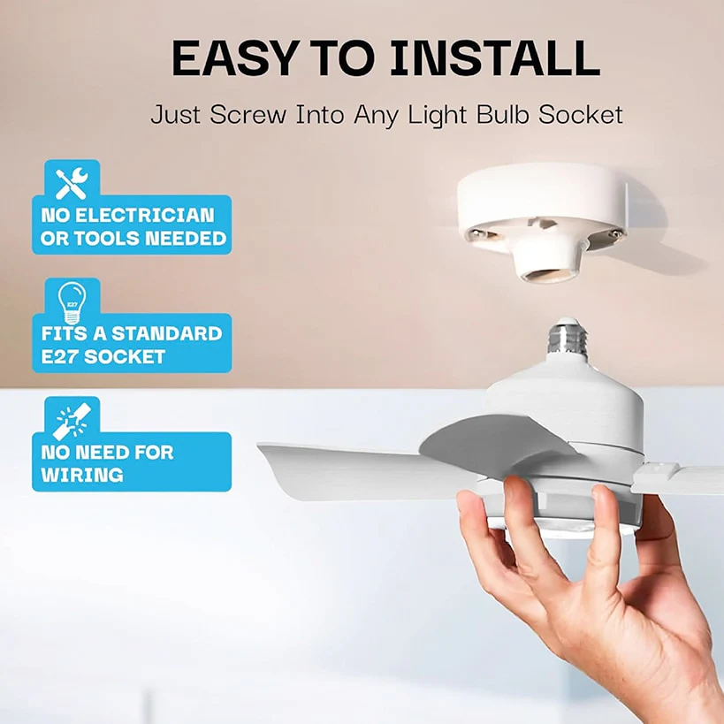 Bell+Howell® Socket Fan Light - Image 6