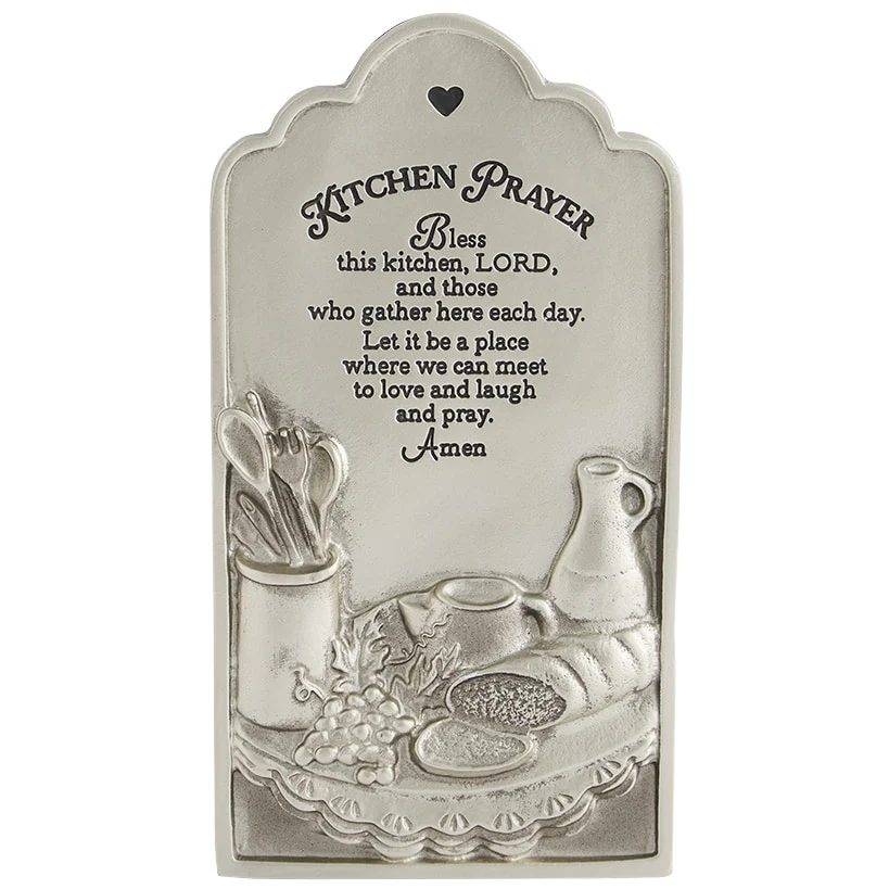 Bless This Kitchen Religious Decor - Pie Plate or Kitchen Prayer Plaque - Image 7