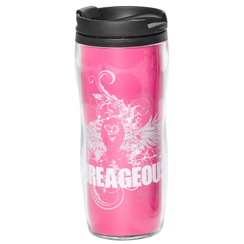 Breast Cancer Awareness Travel Mug - Image 2