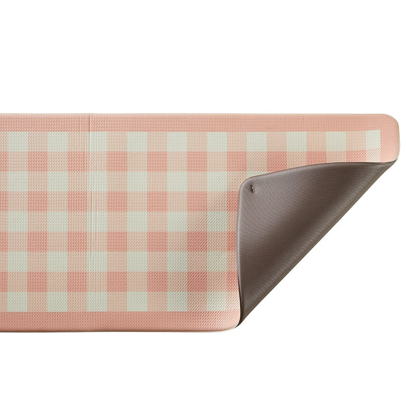 Pink Buffalo Plaid Kitchen Comfort Runner - Image 2