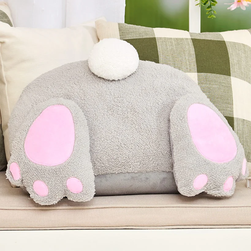 Burrowing Bunny Shaped Decorative Pillow - Image 3