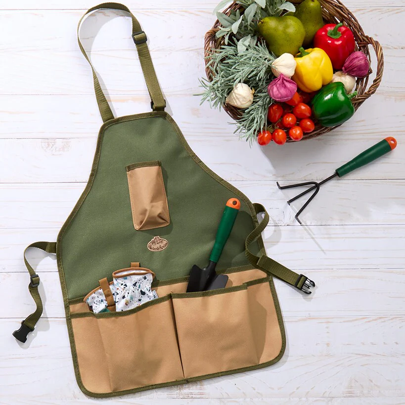 Canvas Garden Apron With Tool Storage - Image 3