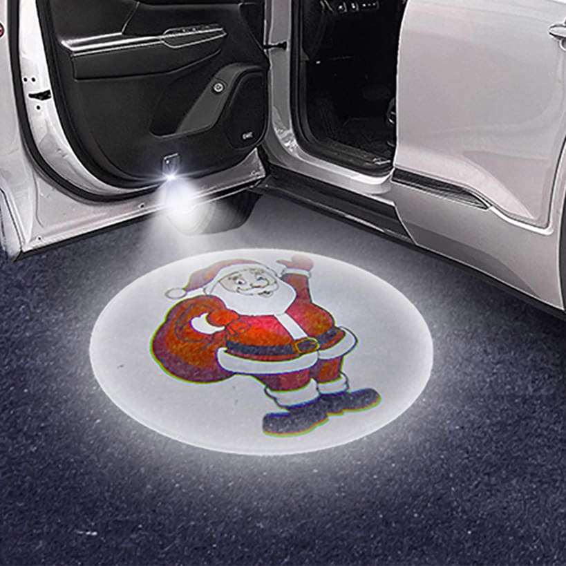 Car Door Santa LED Light Projector - Set of 2 - Image 5