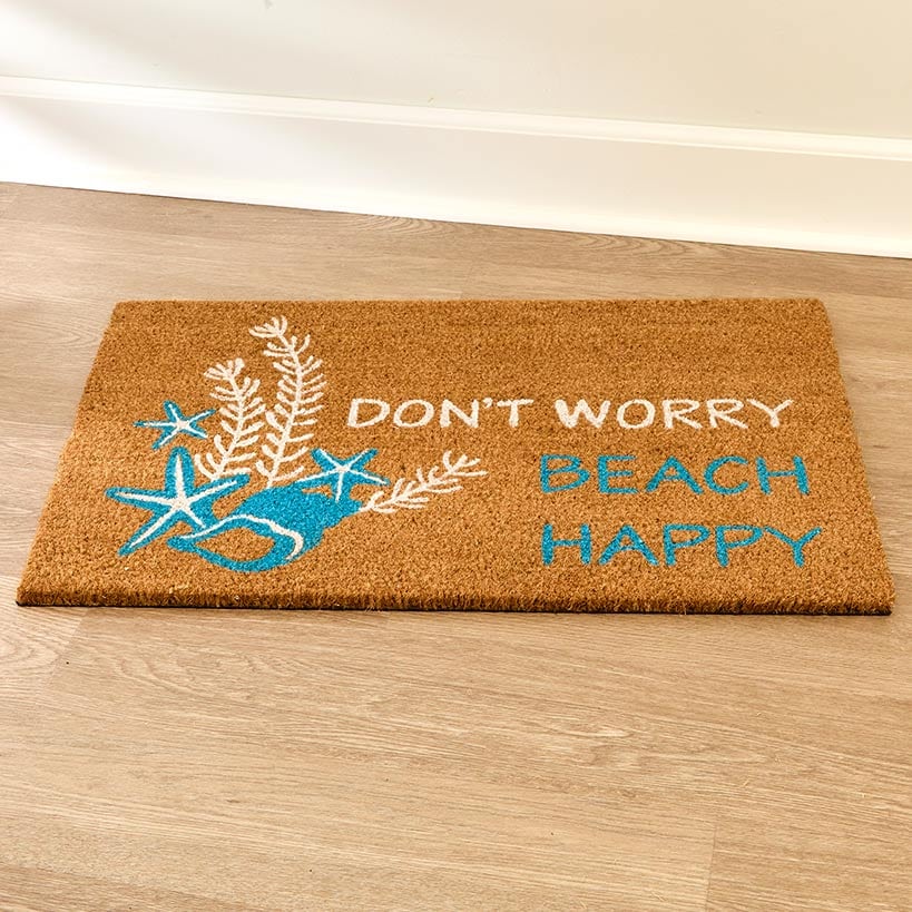 Coastal Themed Coir Outdoor Doormat - Image 4