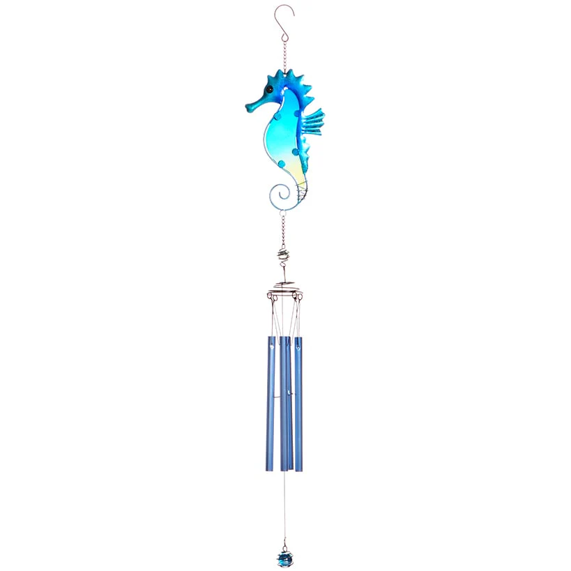 Coastal Windchime Sailboat or Seahorse - Image 3
