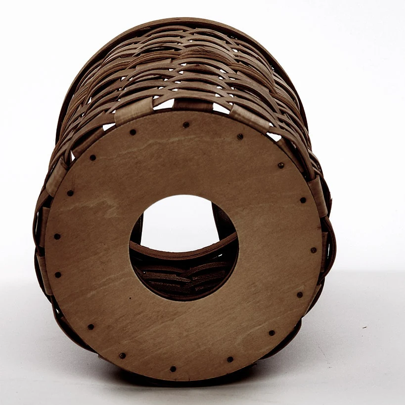Decorative Grocery Plastic Bag Dispenser - Woven Design - Image 3