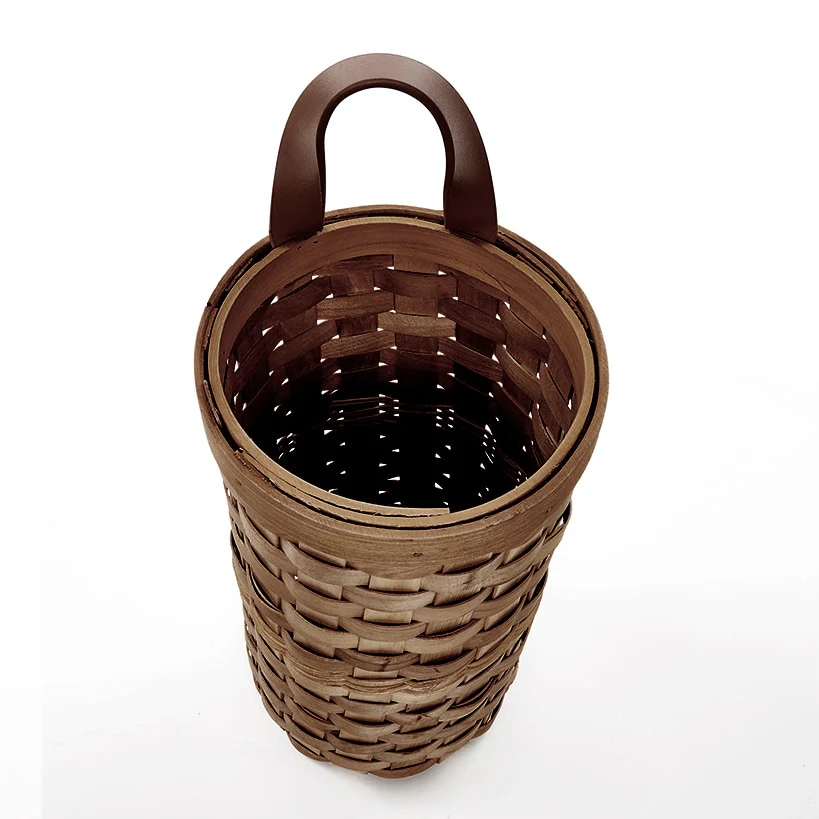 Decorative Grocery Plastic Bag Dispenser - Woven Design - Image 6