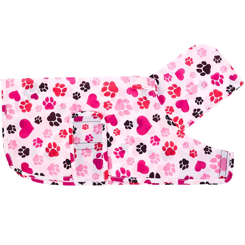 Dog Rain Poncho - Water-Resistant with Secure Belly Strap - Image 4