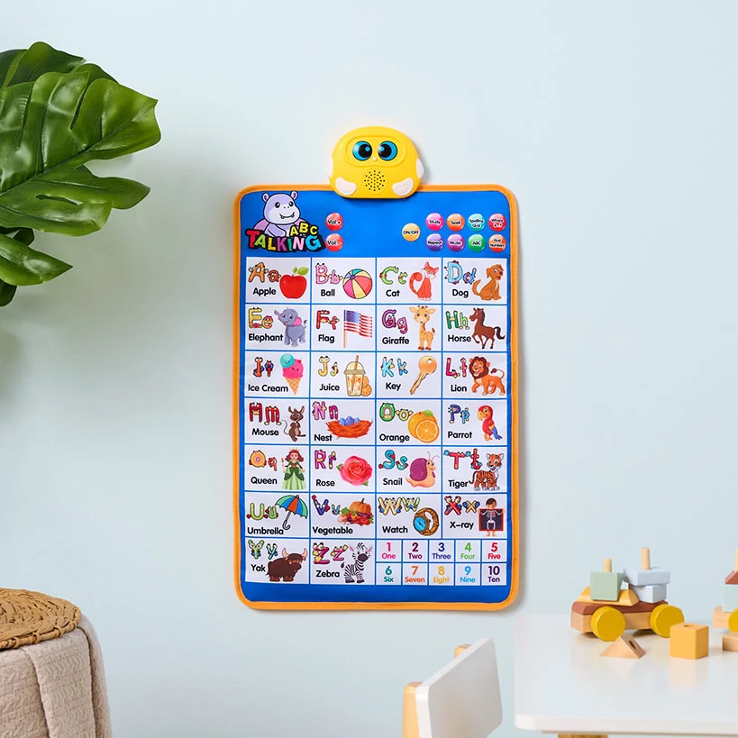 Educational Wall Chart - Learn the Alphabet, Numbers, with Sound Features - Image 4