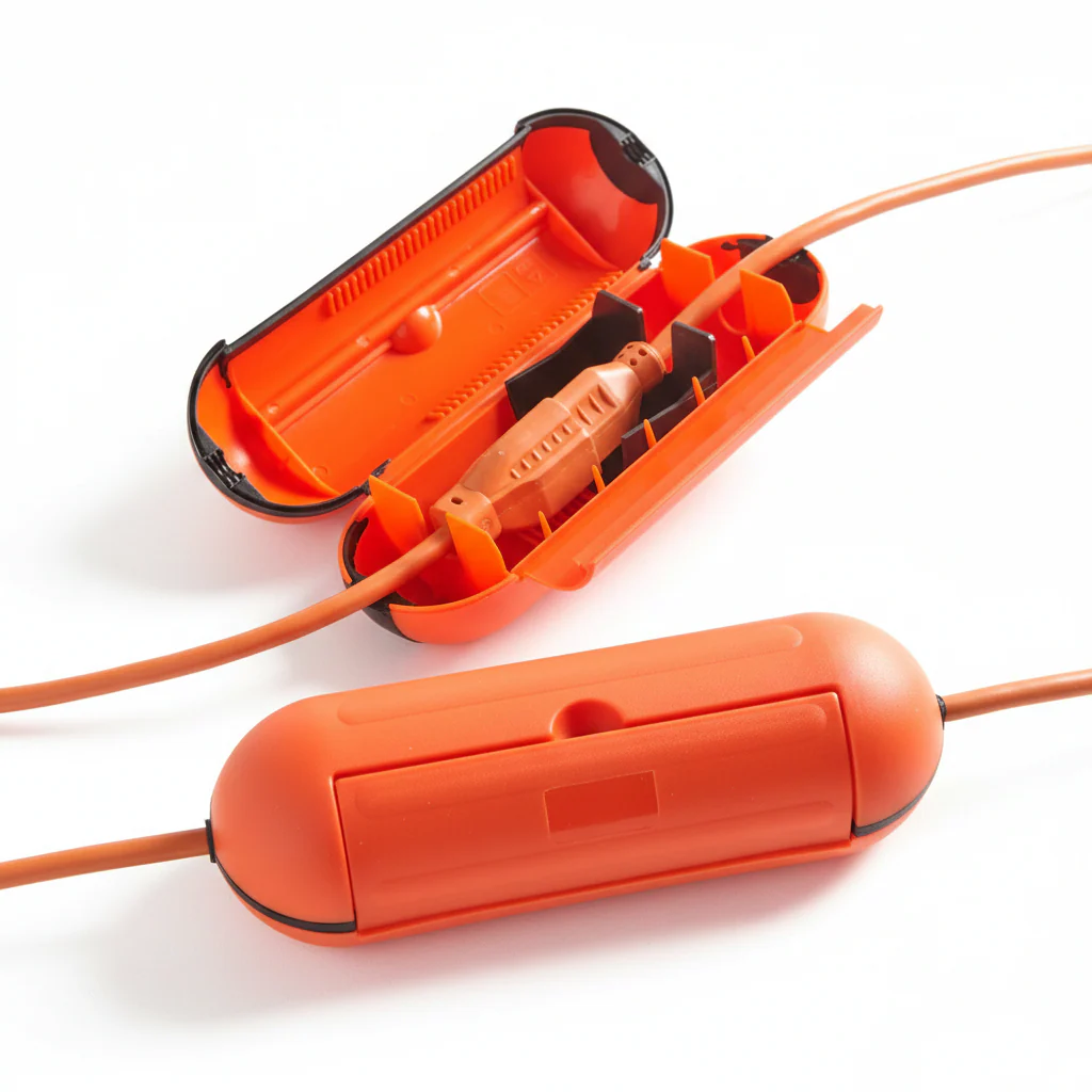 Extension Cord with Waterproof Safety Seal Connector Set of 2 - Image 3