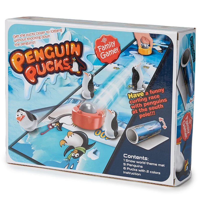 Family Fun Tabletop Game Penguin Pucks - Image 2