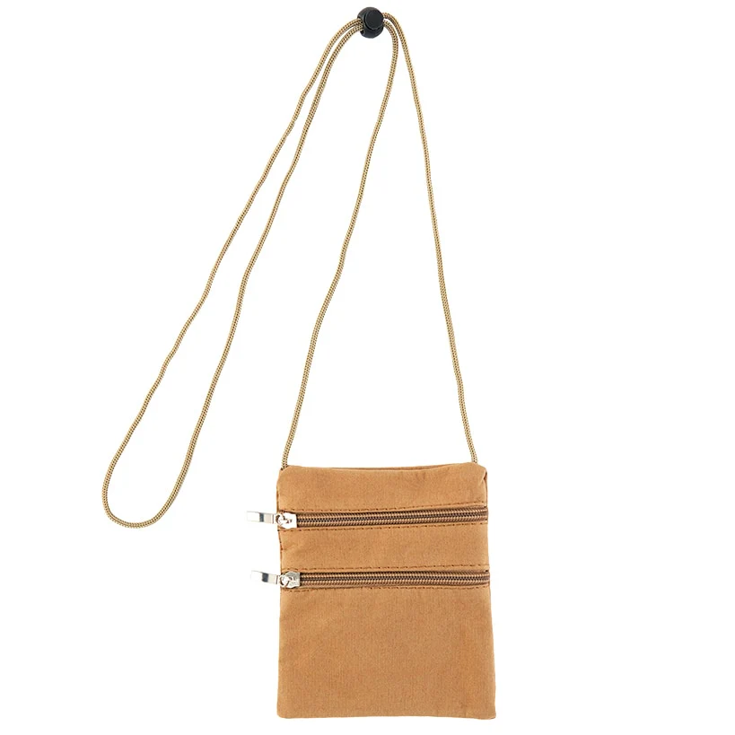Faux Suede Crossbody Bag - Image 3