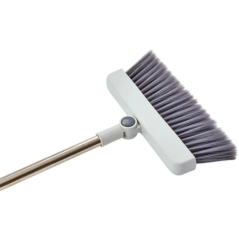 Floor Broom Brush Heads With Dustpan Cleaning Set Indoor Outdoor Use - Image 3