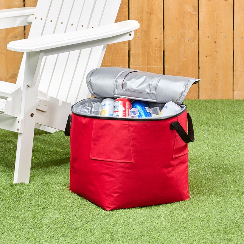 Freestanding Collapsible Insulated Portable Cooler for Drinks BBQ Party - Image 5