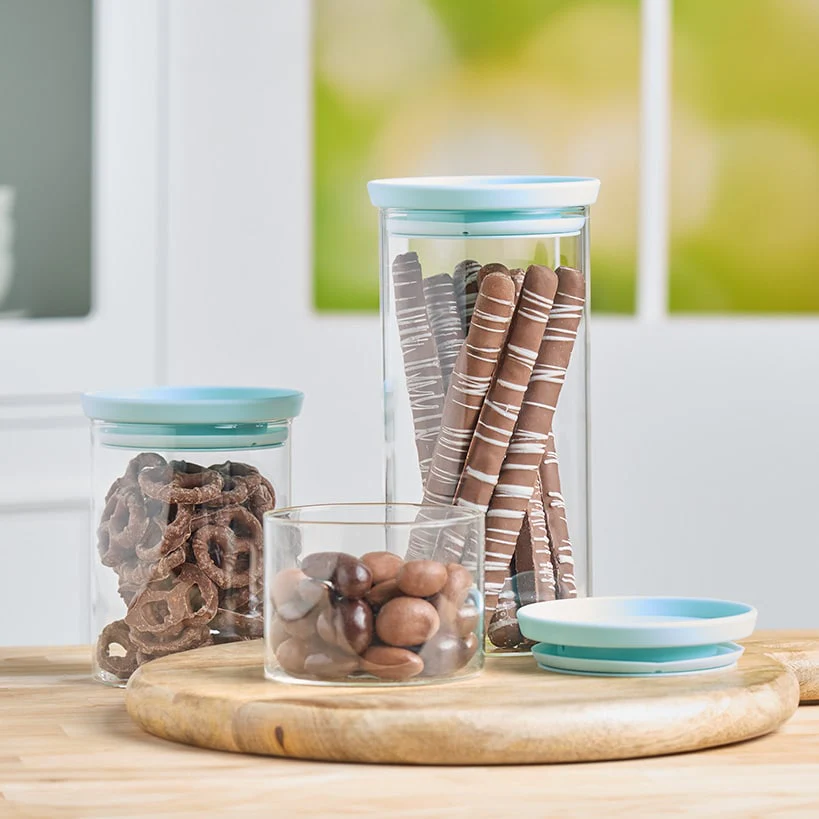 Godinger Glass Food Storage Containers - Set of 3 - Image 4