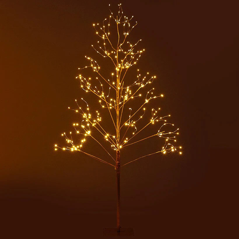 Golden Lighted LED Tree - Image 6