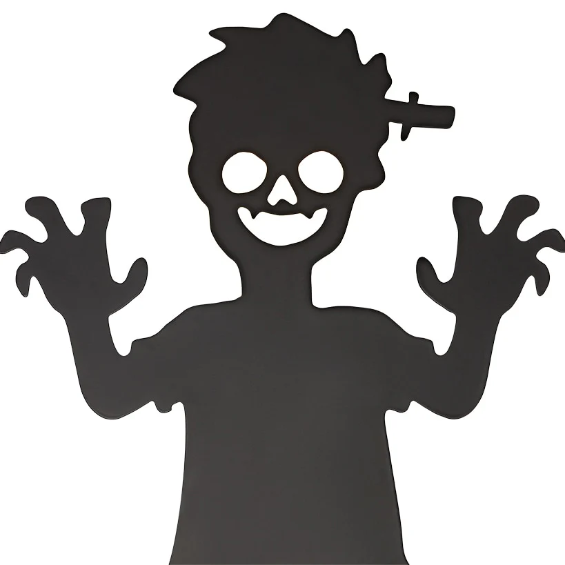 Halloween Zombie Stake Boy or Girl Silhouette - Image 4