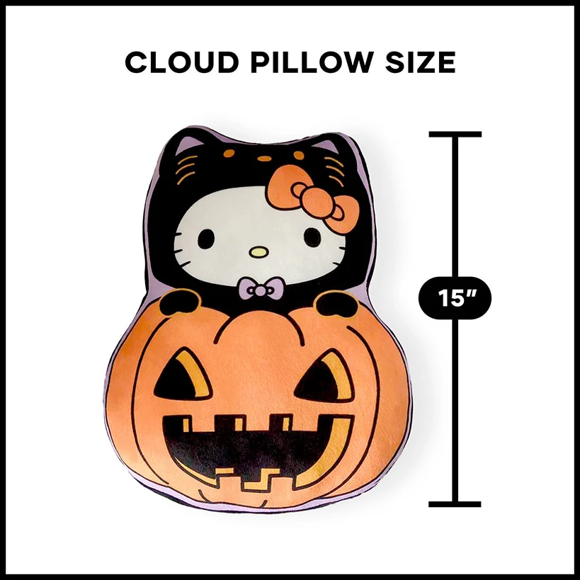 Hello Kitty Pumpkin Kitty Travel Cloud Pillow - Image 2