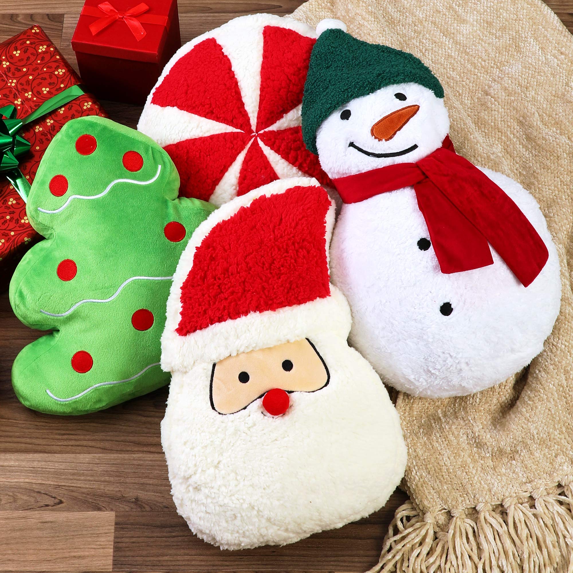 Holiday Character Shaped Decorative Pillow - Image 3