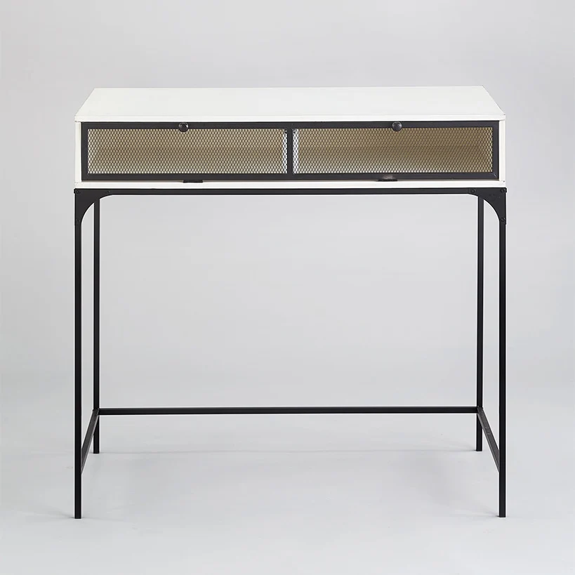 Industrial Farmhouse Style Desk with Storage - Image 7