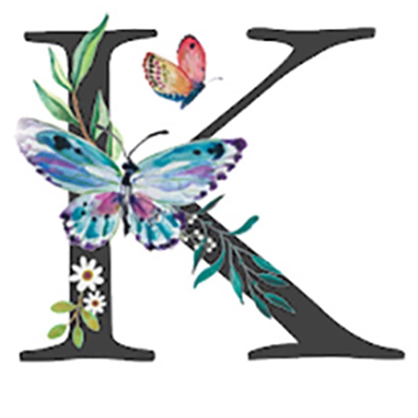 Initial Floral Butterfly Jewelry Cases - Image 12