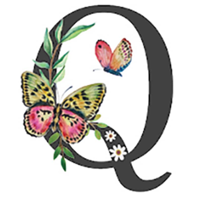 Initial Floral Butterfly Jewelry Cases - Image 18