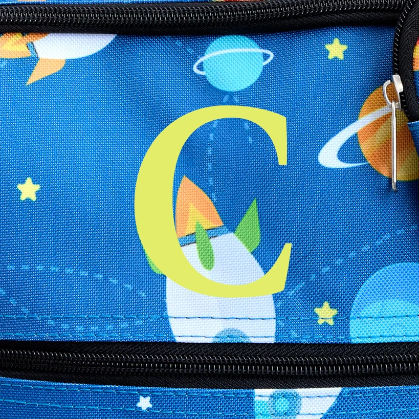 Kids' Monogrammed Space-Themed Luggage 3 Pc. Set - Image 8