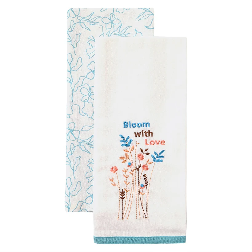 Kitchen Towels Spring Floral Set of 2 - Image 7