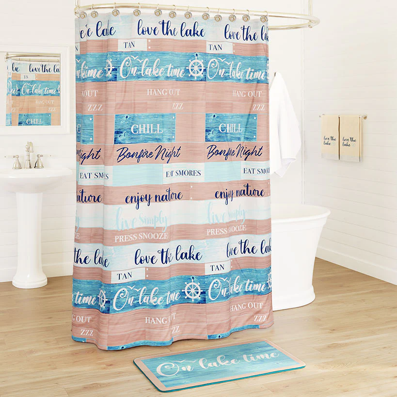 Lake Time Shower Curtain