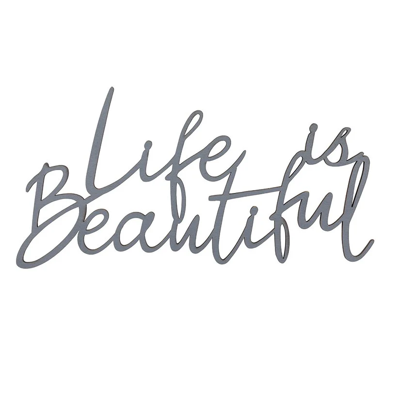 Life is Beautiful Wood Plaque - Image 5
