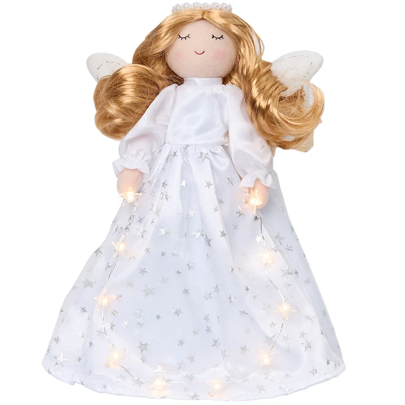 Lighted Christmas Angel Tree Topper - Image 2