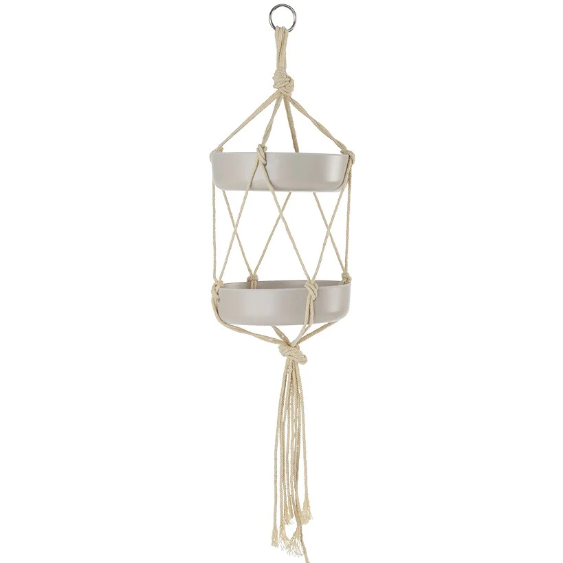 Macrame Bird Feeder and Waterer - Image 4