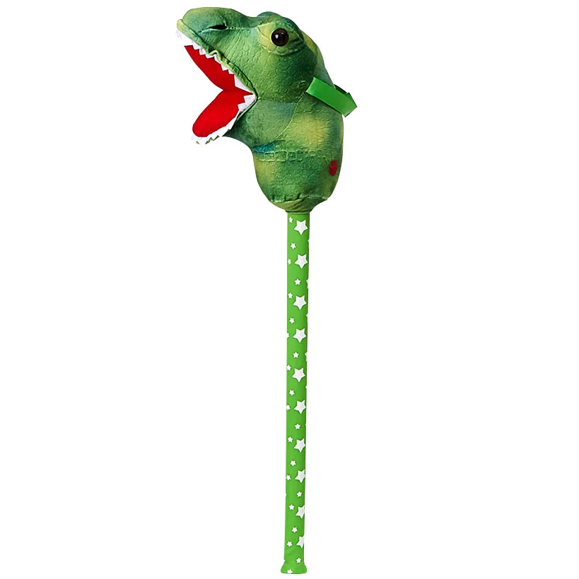 Magic Sounds Plush Animal Head Riding Stick - Interactive Pretend Play Toy - Image 6