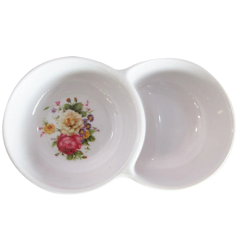 Melamine Dual Dipping Sauce Tray - Image 3