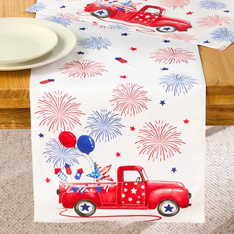 Memorial Truck Table Runner - Image 3